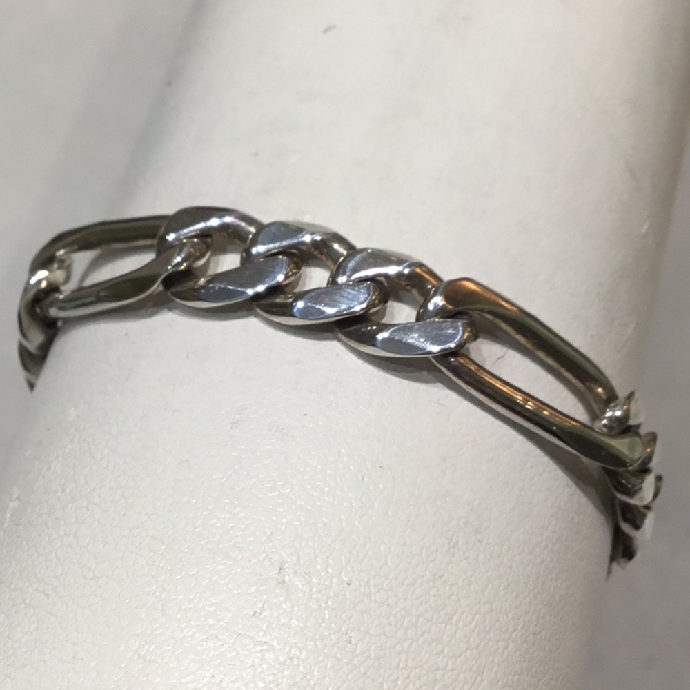 Sterling Silver Figaro Bracelet